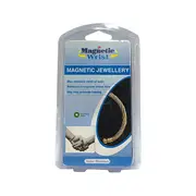 Magnetic Therapy Magnetic Silver & Gold Rope Twist Bangle