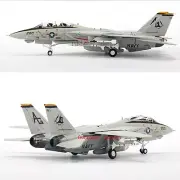 1/72 F14A Tomcat Navy Ghost Rider VF-142 Alloy Fighter Alloy Model Ornament Gift