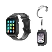 4G Network Kids Smart Watch GPS Positioning Video Call SOS Smartwatch Camera Voice Chat Phone Watch-Black