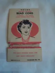 Vintage Sewing Notion: Nylon Waxes Twisted Bead Cord - Extra Strong