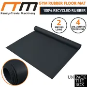 Exercise Mat Gym Rubber Floor Noise Protect Reduce Vibration 2m Thick Home