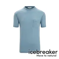 在飛比找蝦皮商城優惠-【icebreaker】男羊毛圓領口袋短袖上衣 JN150『