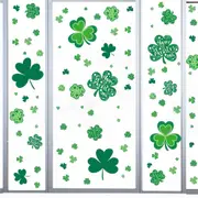 St Patricks Day Window Clings Shamrock Window Stickers for St Patricks Day Decorations
