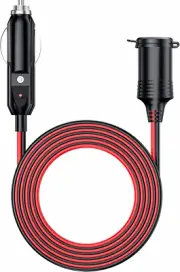 4.9ft Cigarette Lighter Extension Cord 12v 24v Cigarette Lighter Plug To Socket
