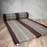 Thai Kapok Roll Up Meditation Mat Brown