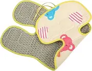 ERINGOGO Cooling Seat Mat Summer Car Seat Cushion for High Chairs Strollers Lightweight Breathable Ice Silk Design Random Color Options Supports Head Relieves Pressure