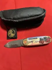FRANKLIN MINT McCORMICK-DEERING 10-20 TRACTOR COLLECTIBLE POCKET KNIFE w/Case