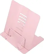LABRIMP Adjustable Portable Metal Book Stand Lightweight Desk Holder for Easy Reading Versatile Design for Various Book Collapsible and Durable for Use