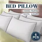 2x Hotel Luxury KING SIZE Microfibre Pillow 48x86cm Altern to Feather/Duck Down