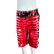 Volcom Big Boys Quatro De Julio Swim Trunk Size 30 NWT