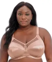 Goddess Keira Soft Cup Wire-Free Bra - Fawn (Size 34FF)