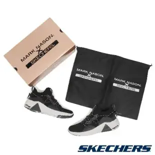 Skechers x Mark Nason A Linear-Atlas 女鞋 黑 白 緩震 反光 支撐 休閒鞋 133275BLK