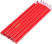 Operitacx Peel-off China Marker Grease Pencil Multi-purpose Marker Pen Red for Clothing Leather Work Shoe Making Industry More No Sharpening Needed