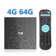 Smart T9 Android 9.0 TV BOX RK3318 Quad Core 4GB RAM 64GB ROM 2.4G/5G Dual WIFI USB 3.0 4K Bluetooth 4.0 2GB 16GB Set Top Box 4GB 64GB