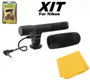 Xit Microphone For NIKON D7500 D7200 D7100 D5600 D5500 D5300 D5200 D5100 D3300