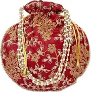 Purpledip Potli Bags Drawstring Purse (Potli01$)