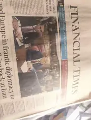 The Financial Times Tuesday 16 April 2024 US And Europe In Frantic Diplomacy To