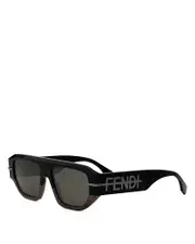 Fendi Fendigraphy Geometric Sunglasses, 54mm