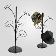 Metal Hat Rack Caps Storage Round Frame Design Easy Installation Accessories Hat