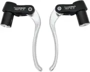 TEKTRO RX 4.1 Time Trial/TT/Triathlon Bar End Aero Brake Lever Set , Silver,