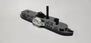 CSS General Bragg - Confederate - Ships - Sailboats - Age of Sail - War Game - W
