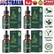 1-4x Mullein Leaf Extract Drops Lung Cleanse Respiratory Herbal Drop Health Care