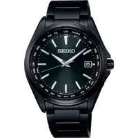 在飛比找momo購物網優惠-【SEIKO 精工】太陽能 鈦金屬 電波手錶-39.5mm/