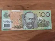 15 $100 Australian Notes Joss