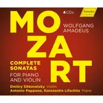 [特價 1685 ↘ 590] MOZART 莫札特小提琴與鋼琴奏鳴曲全集 4 CD 正版全新