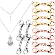 12 Pcs Lobster Clasp Swivel Lanyards Snap Hooks Necklace Layering Clasps