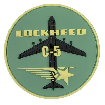 Lockheed Martin® C-5 Galaxy® (Ashtray) PVC Patch – With Hook and Loop