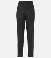 [Prada] Prada High-rise tapered pants AU 8 black
