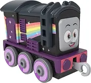 Fisher-Price Thomas and Friends Rainbow Diesel Push-Along Toy Train for Kids Ages 3 and Up
