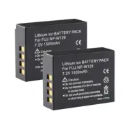 Battery Replacement 2 Pack for Fujifilm NP-W126s Fujifilm X-PRO3, X-T30 II