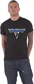 [Rock Off officially licensed products] Van Halen T Shirt Original Band Logo Official Unisex Black XXL