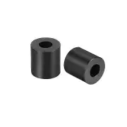 Nylon Round Spacer Washer 3.2mmx7mmx6mm Unthreaded for M3 Screws Black 300Pcs