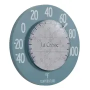 La Crosse 104-120B 8-Inch Geometric Floating Dial Thermometer