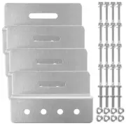 4 Pcs Solar Bracket Panel Fixing Brackets Z for Mounting Rv Roof