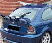 NEW STW DTM Rear trunk spoiler Wing for BMW E46 Compact Boot Lid Cover High Kick (for: BMW)