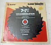 Vintage Skokie 7”-7 1/4” Combination Saw Blade NOS MADE IN USA E1/3