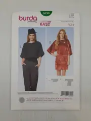 Burda Sewing Pattern 6850 Women's Shirt Pattern Size US 6-20 EUR 32-46 NEW