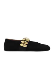Jewel ballet flats 36,40 Black