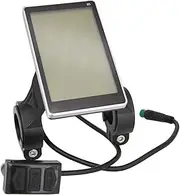 yuksok LCD Display Meter, 24V 36V 48V 5 Pin E Scooter M5 Panel Meter Screen Suitable for 31.8 22.2mm Handlebar Electric Bikes