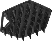 Beard Exfoliator Brush, Beard Scrubber Brush Promote Hair Growth Remove Dead Skin for Men for Daily Use (Black)