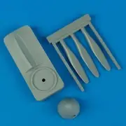 Quickboost 48268 1/48 Spitfire Mk I/V DeHavilland Propeller w/Jig Tool (Tamiya)