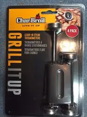 New Char-Broil 4-Pack Leave-in Meat Thermometers #8529