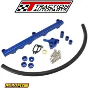 Aeroflow Fuel Rail kit fits Nissan SR20 S14 & S15 Vct Engines -8ORB - Blue