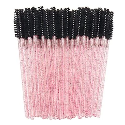 300 Pcs Disposable Mascara Wands Eyelash Spooly Brushes for Eyelash Extensions