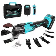 Cordless Oscillating Tool, 20V Oscillating Multi Tool Kit with 6 Variable Spe...