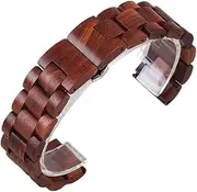 [GBAGVSYK] Wooden Watch Band 20mm 22mm Men's And Women's Universal Wooden Watch Strap Quartz Watch Smart Watch Replacement Watch Strap Watch Accessories